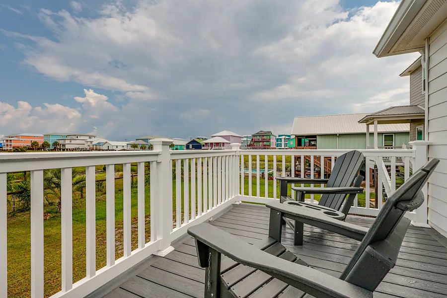 Back balcony-adjacent to primary bedroom