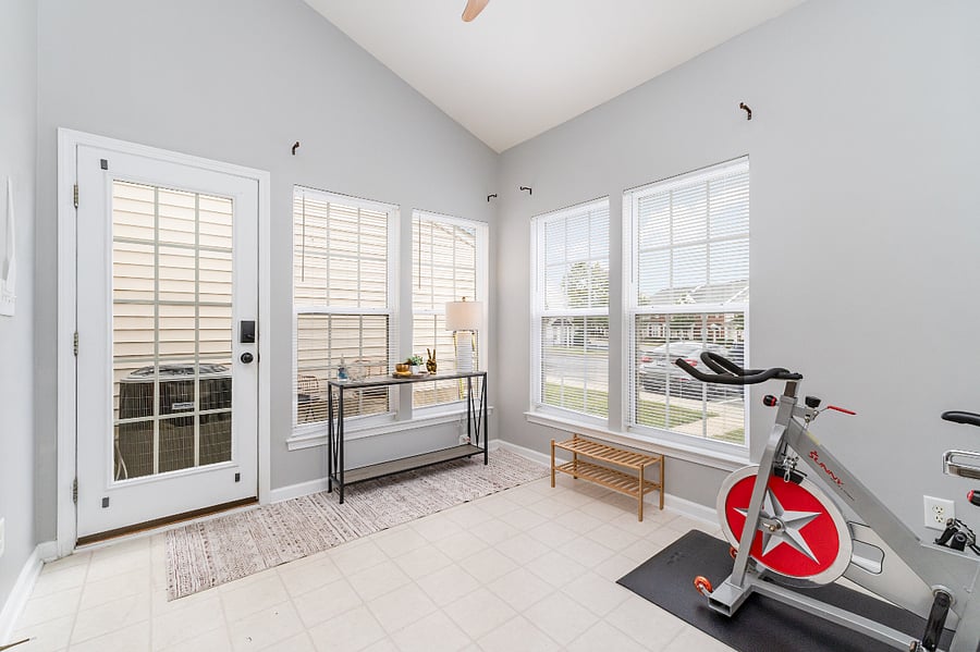 Enjoy plenty of natural light while you are working out in the fitness area