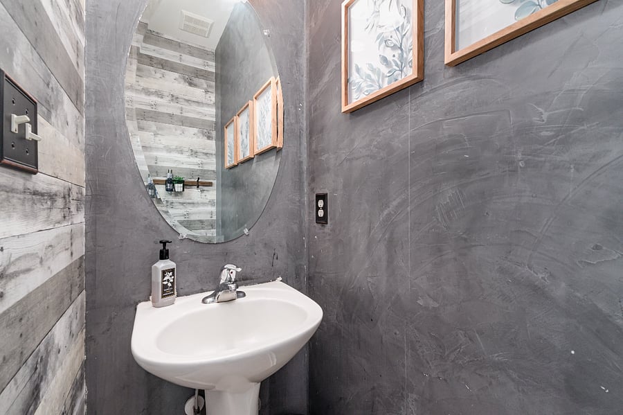 Main floor powder room
