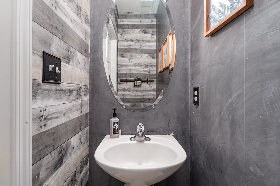 Main floor powder room