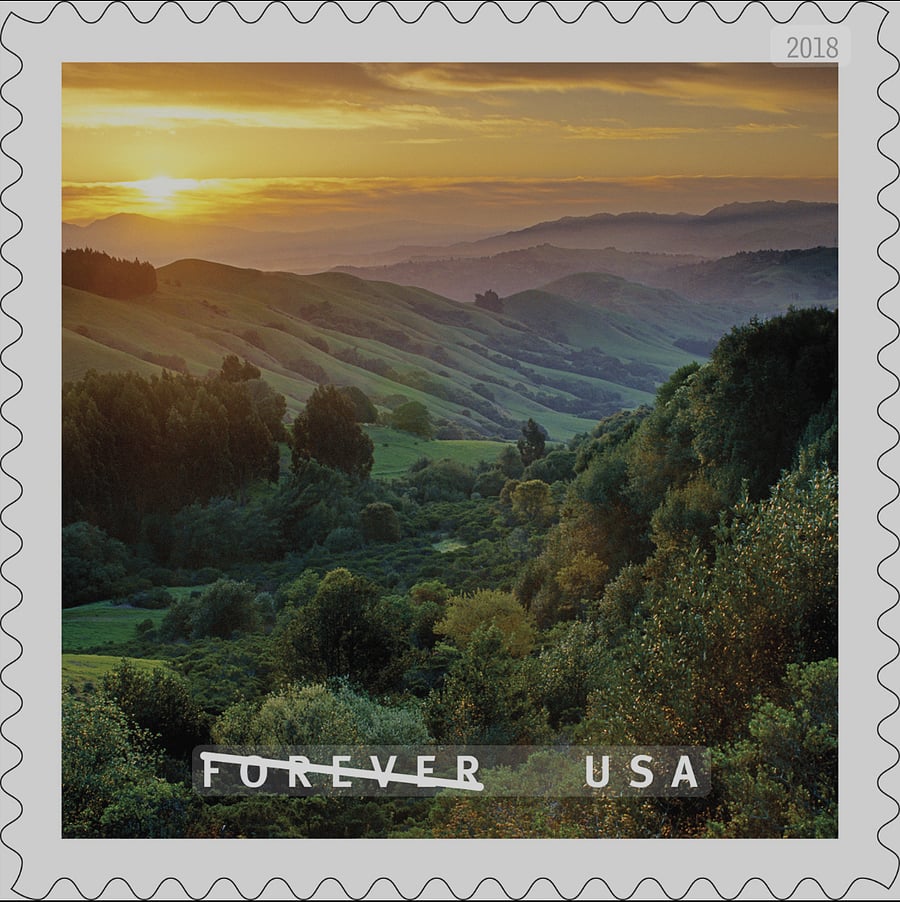 Orinda featured in "America the Beautiful" USPS stamp!