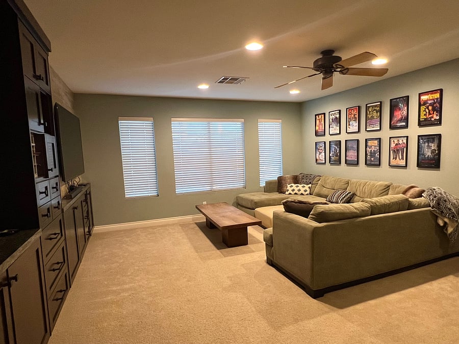 Upstairs TV room available to you!