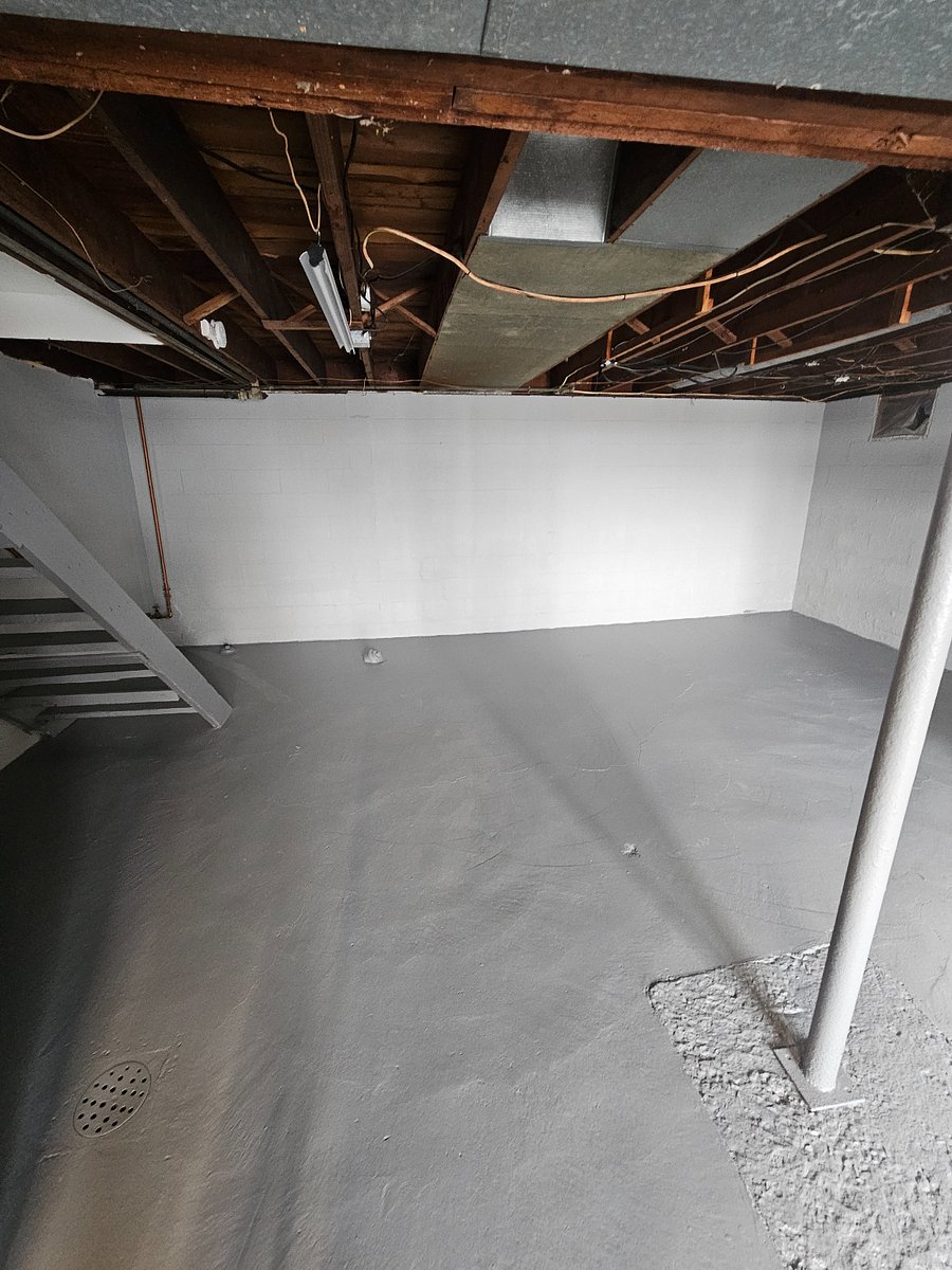 Clean dry basement