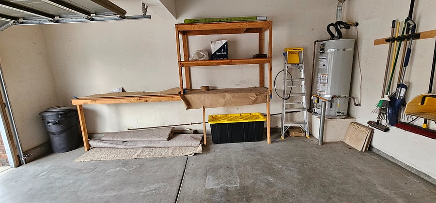 Full two car garage