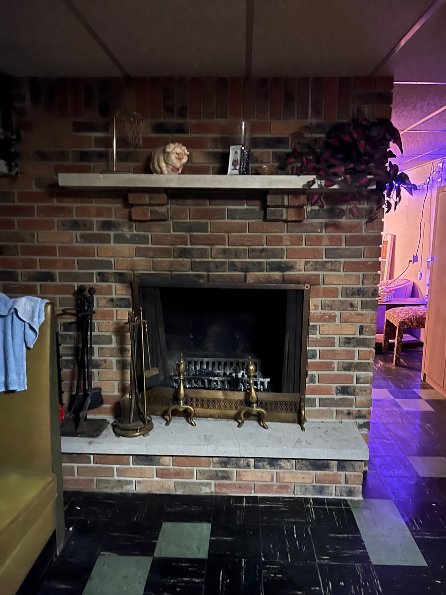 Basement Fireplace
