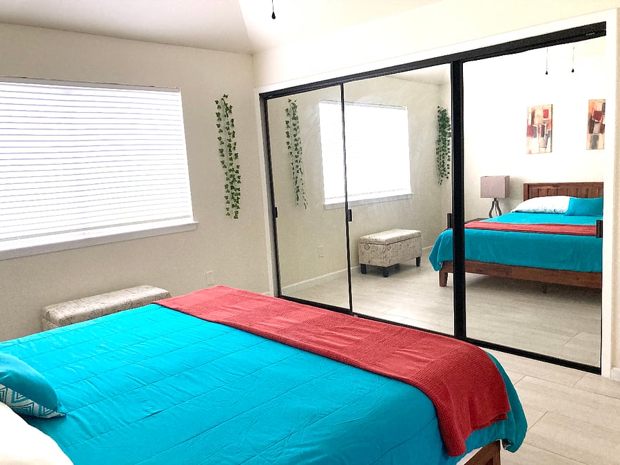 Large Mirrored Closets