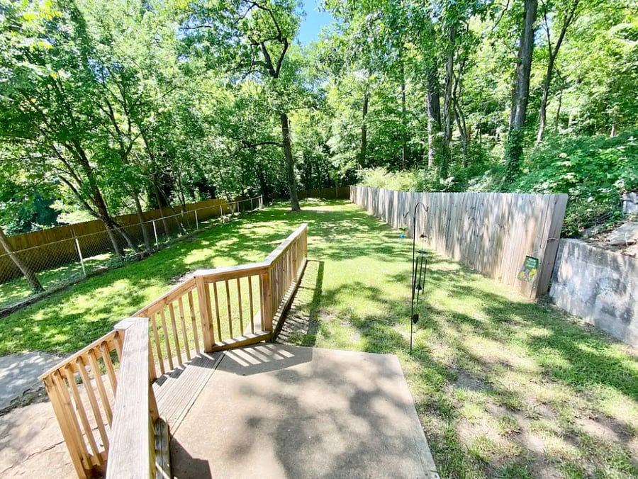 Spacious Backyard, quite neighborhood