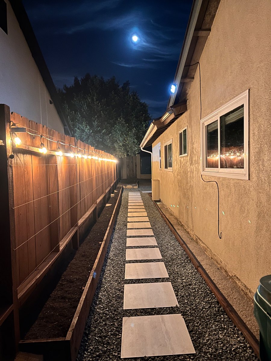 your path at night