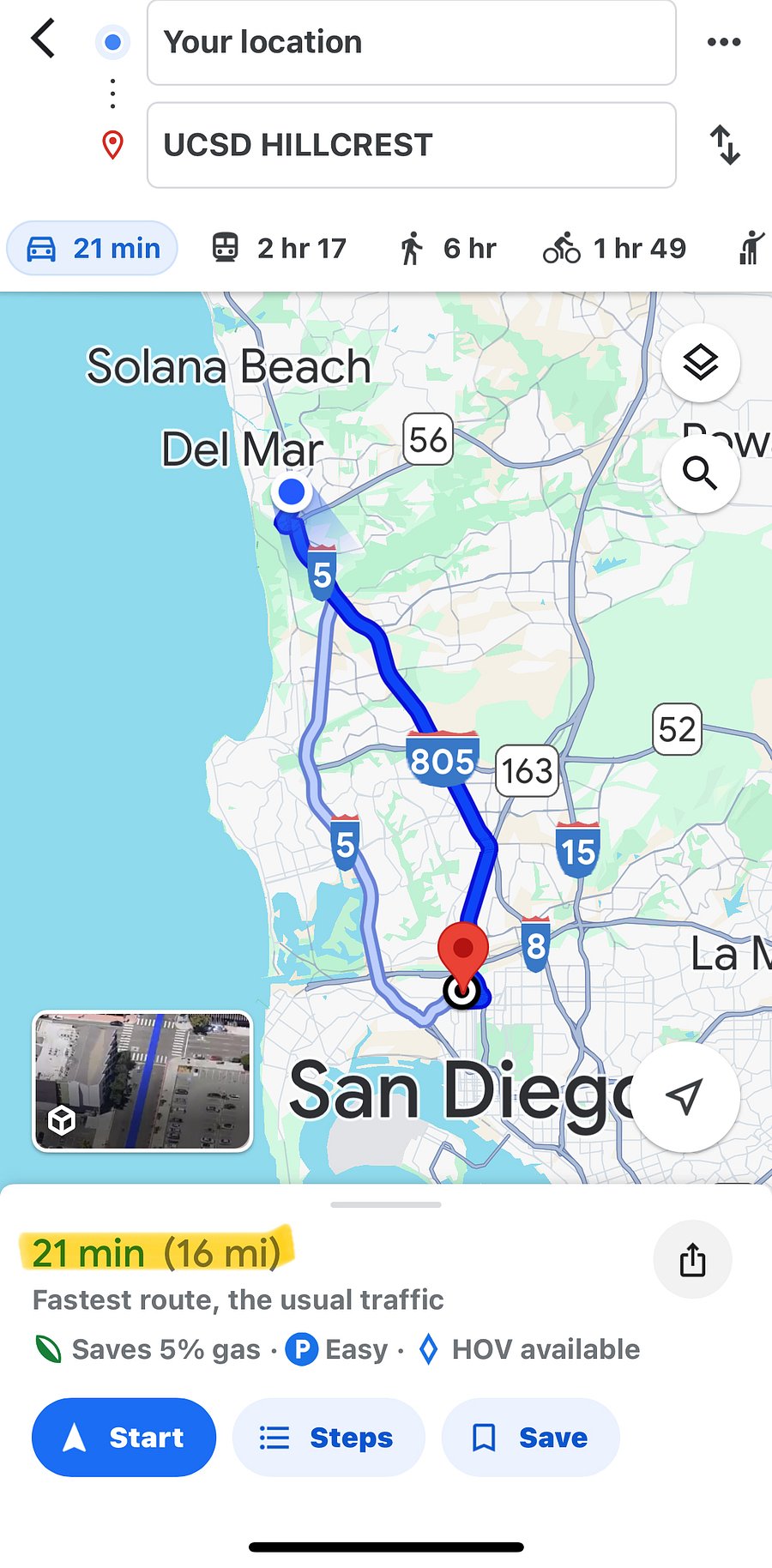 to UCSD Hillcrest