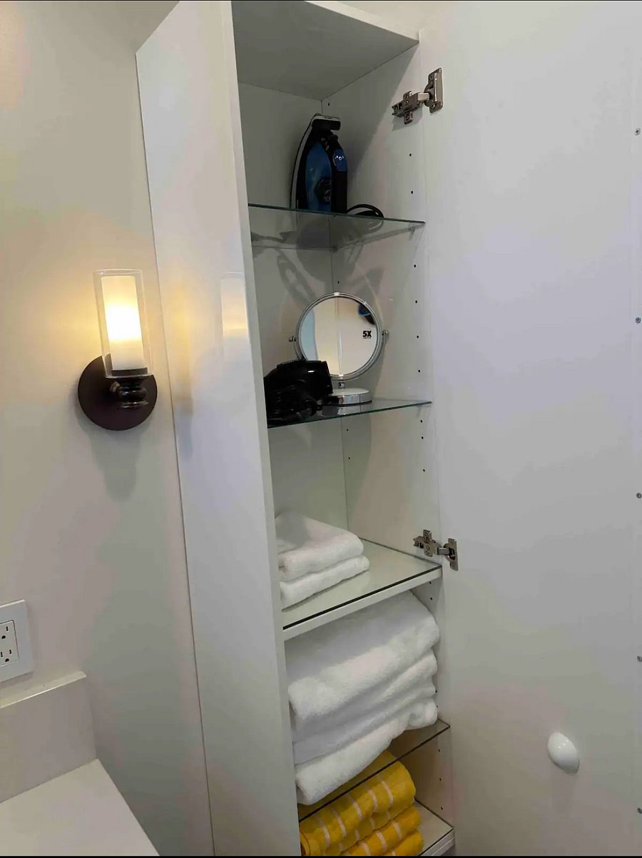 extra cabinet for towels or...