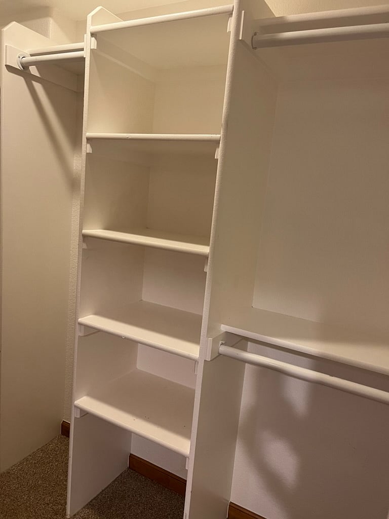 Large bedroom closet