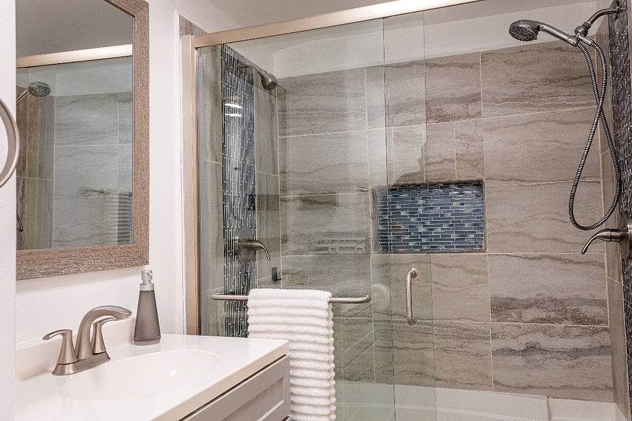 new shower
