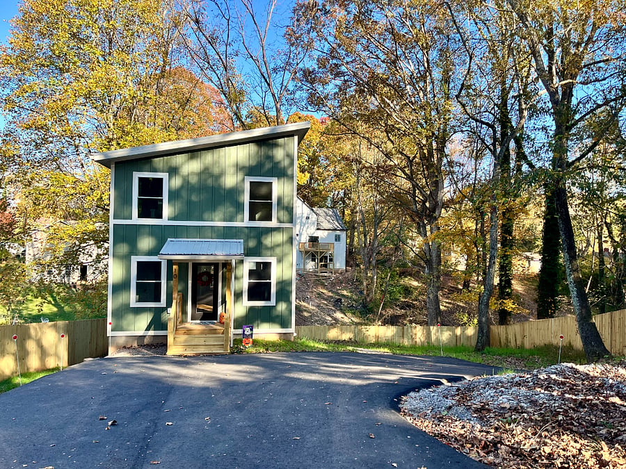 Street view of home. You will be renting downstairs basement studio apartment.