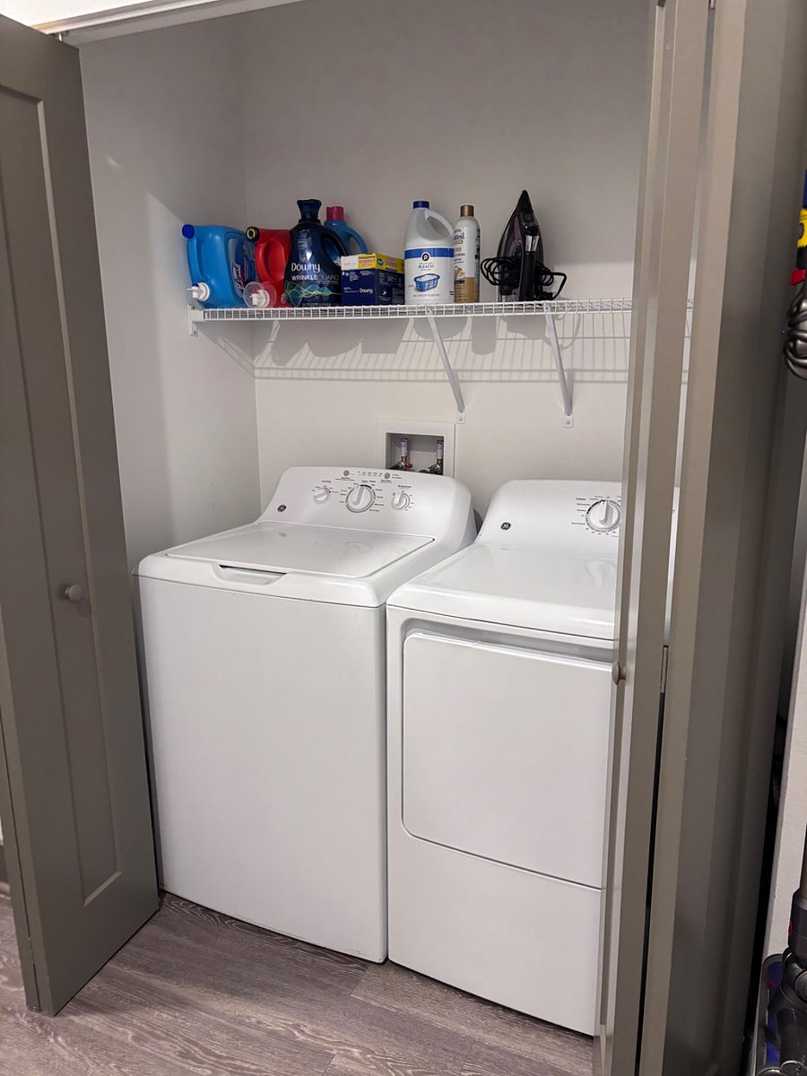Laundry machines.