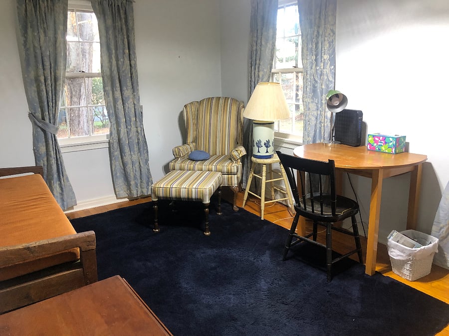 Downstairs study.
