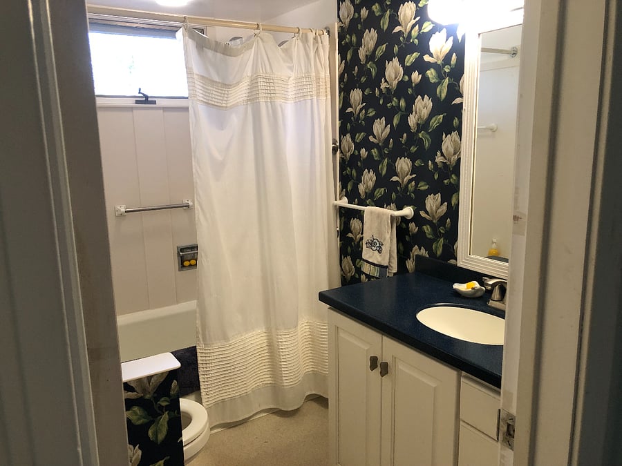 Downstairs bathroom.