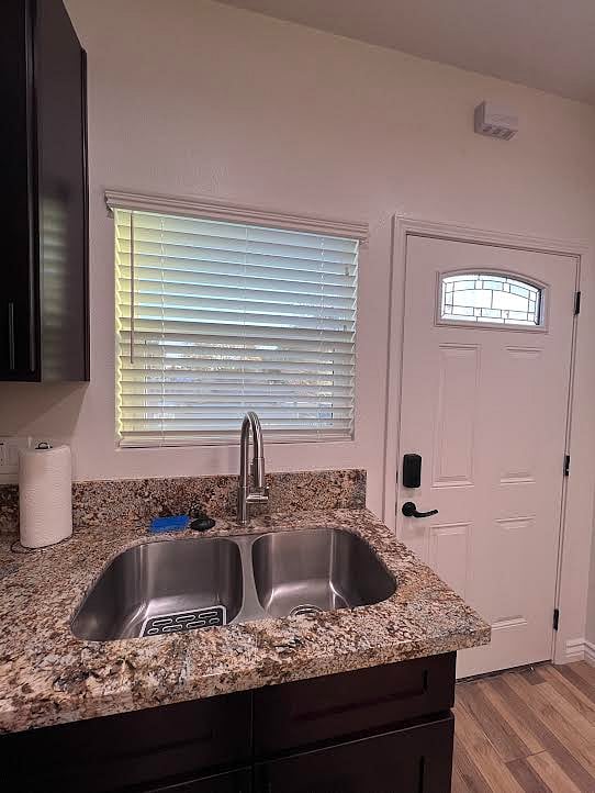 This window overlooks your private yard.