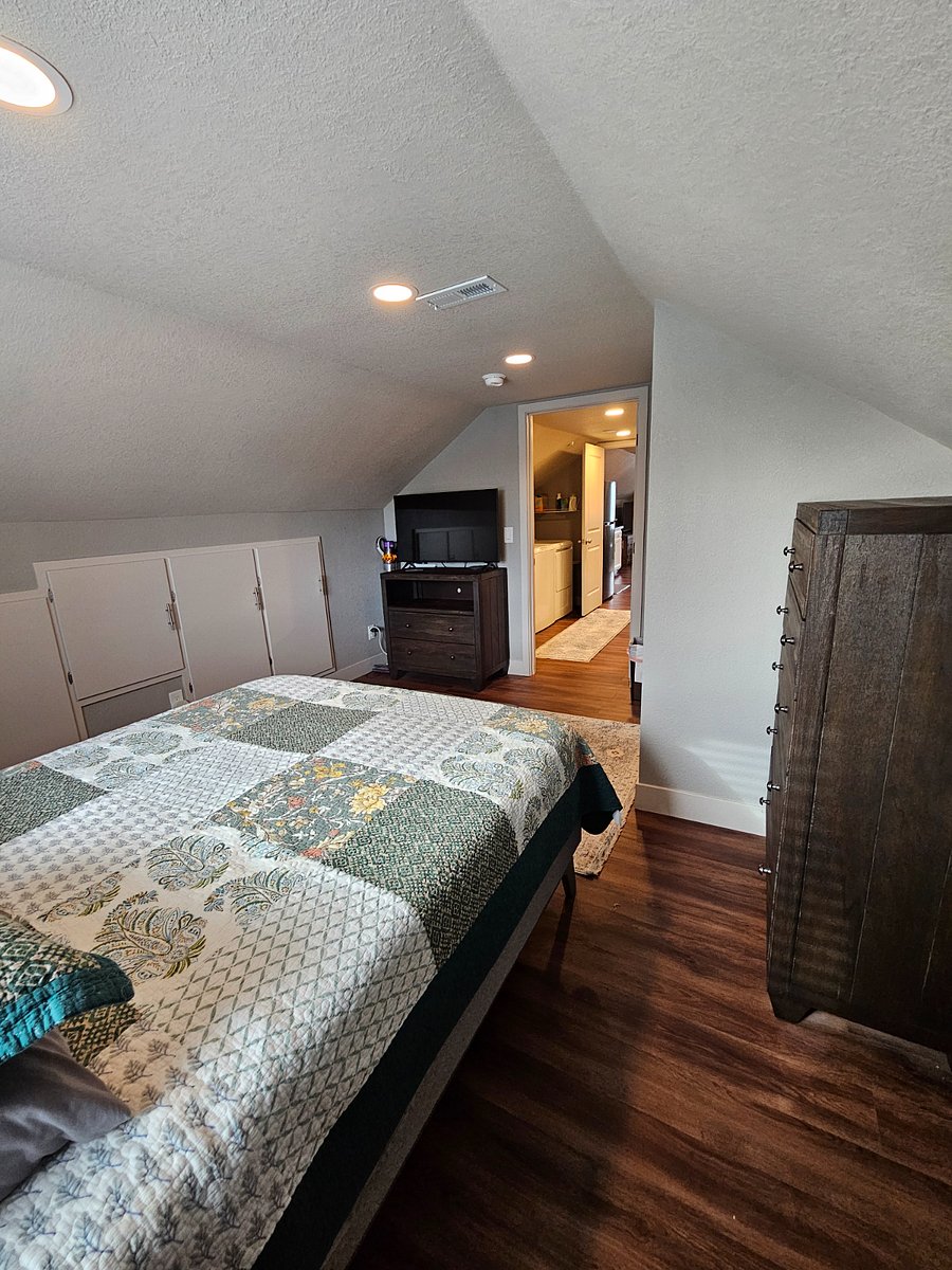 Queen sized bed