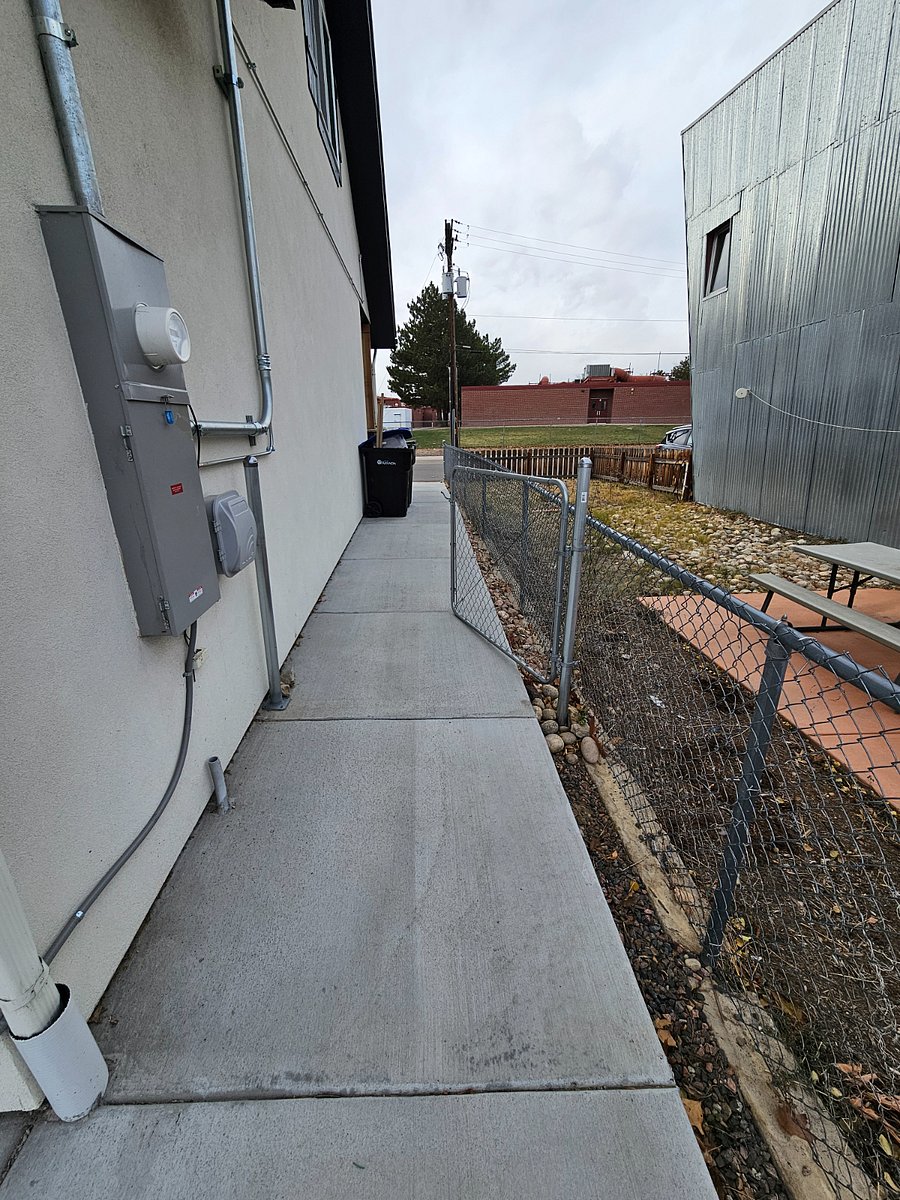Sidewalk to entrance