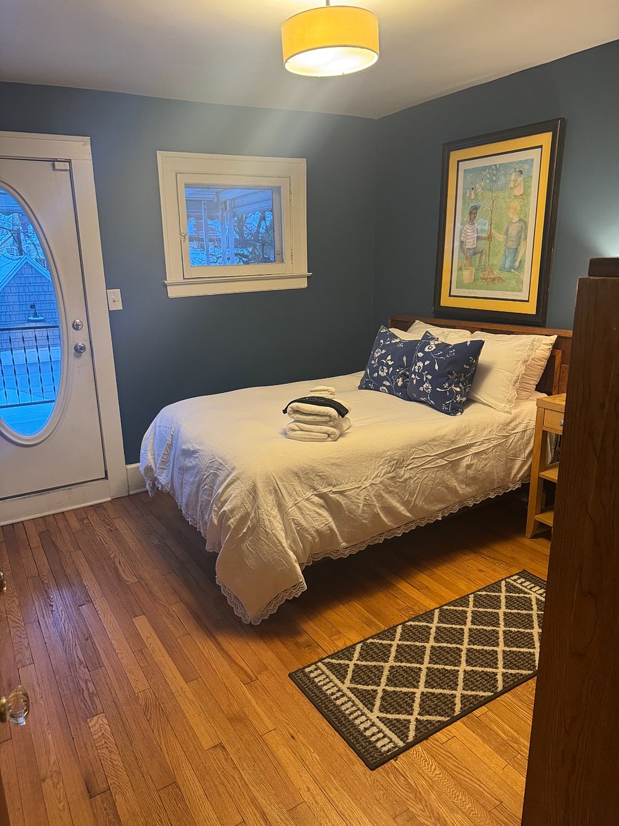 First Bedroom with Balcony. The Blue Room