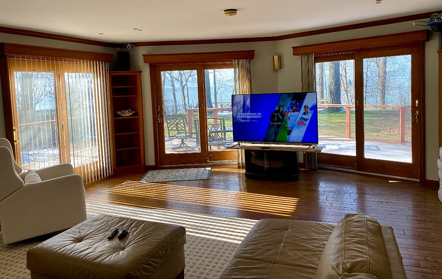 Great Room with Lake views