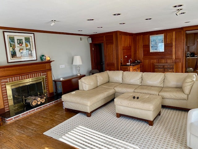 Great Room with Floor heat