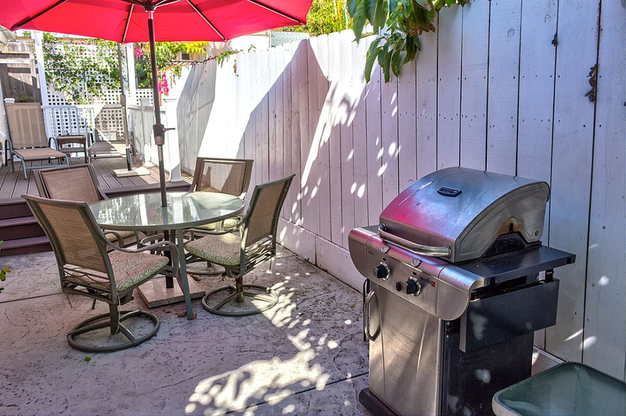 Patio with BBQ