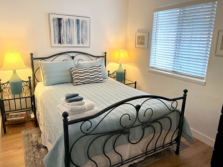Queen Bedroom with TV