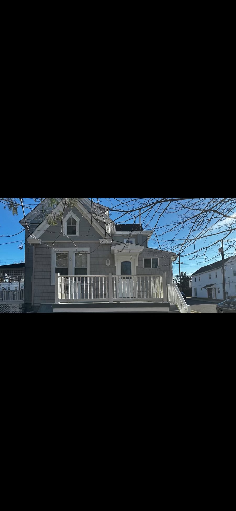 Rear of property