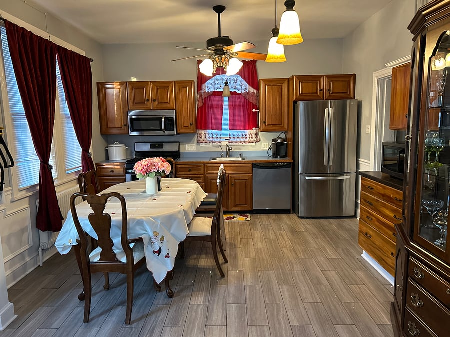 Shared kitchen space