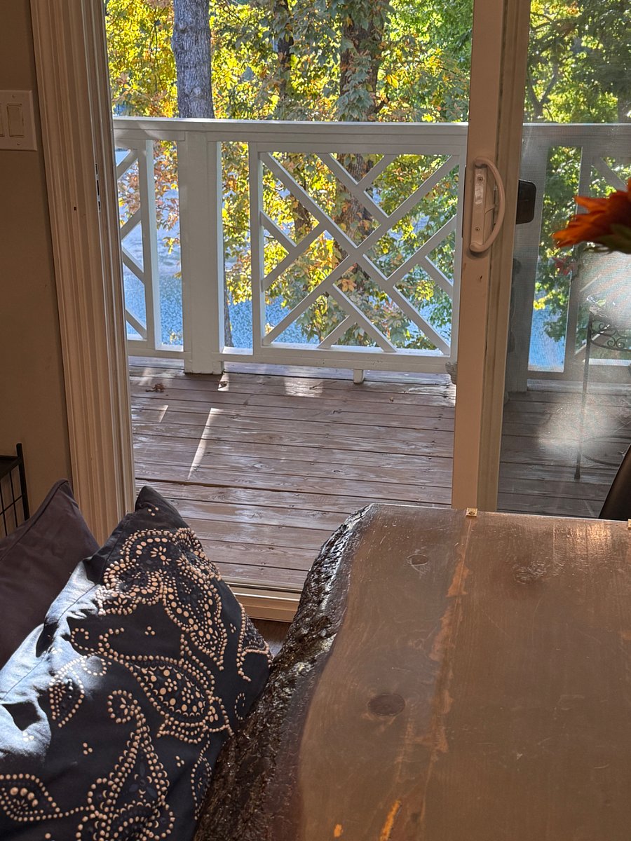 View of water from dining room.