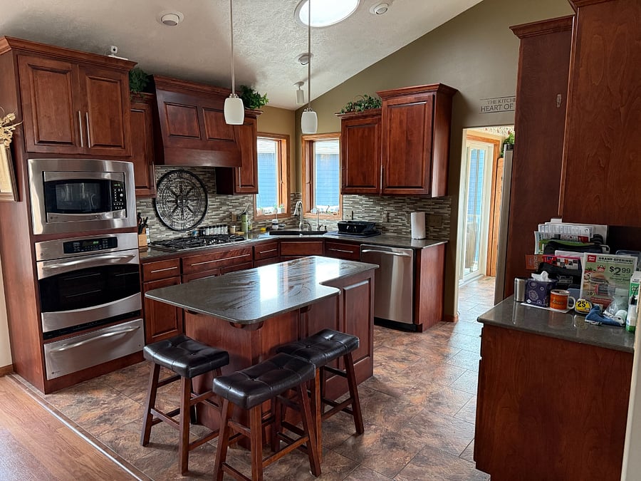 Upstairs kitchen