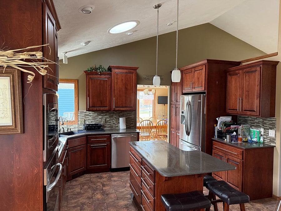 Upstairs kitchen