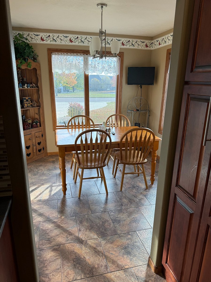 Upstairs kitchen area