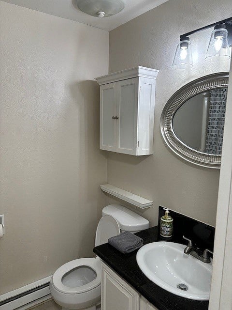 Guest bathroom vanity area