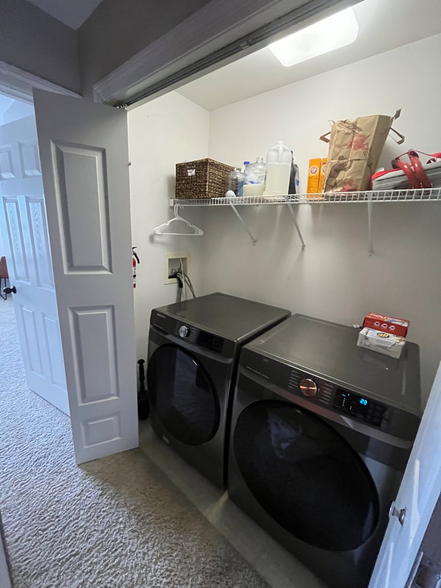 Upstairs laundry