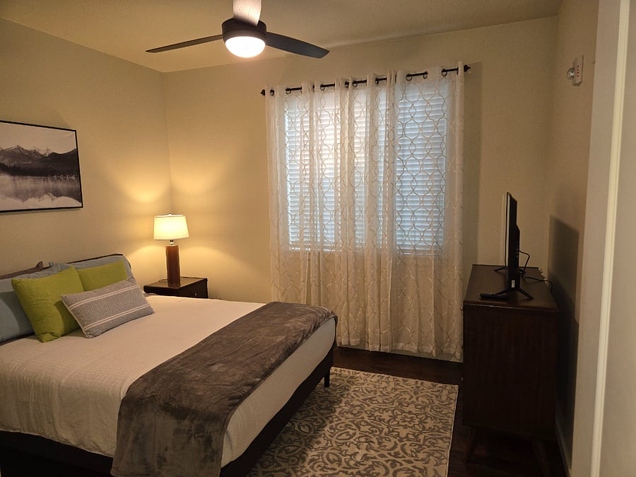 Primary Bedroom with 42" TV