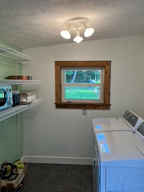 Guests are welcome to use the laundry room, located directly off the kitchen space.  The laundry room is a shared space and the owners have access as well.