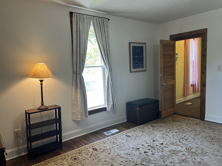 Your private bedroom is spacious and comfortable with room for everything you need to bring with you.  