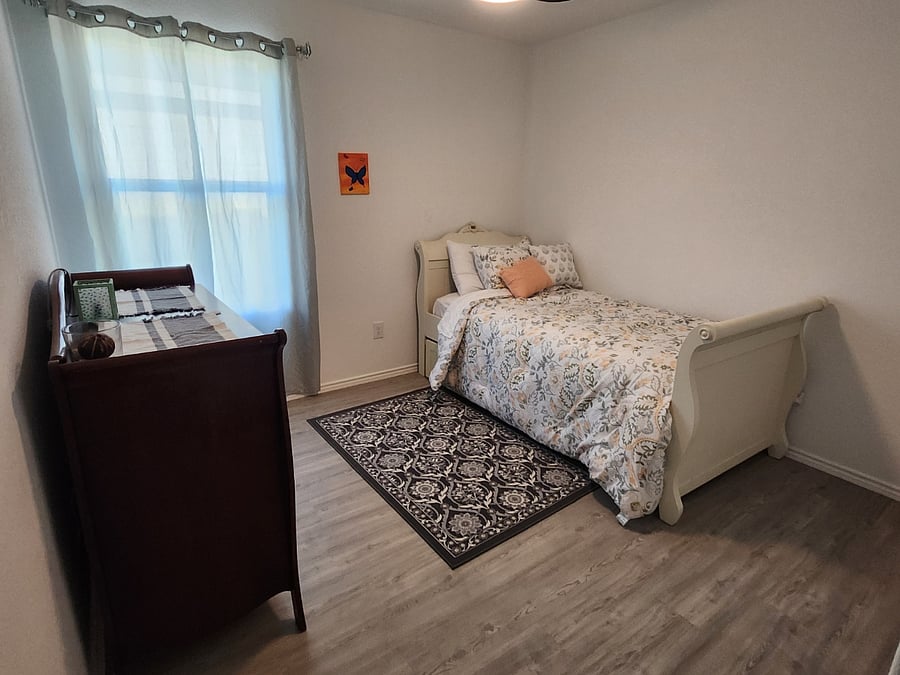 Third Bedroom. The closet will not be available due to being the cleaning linen closet 