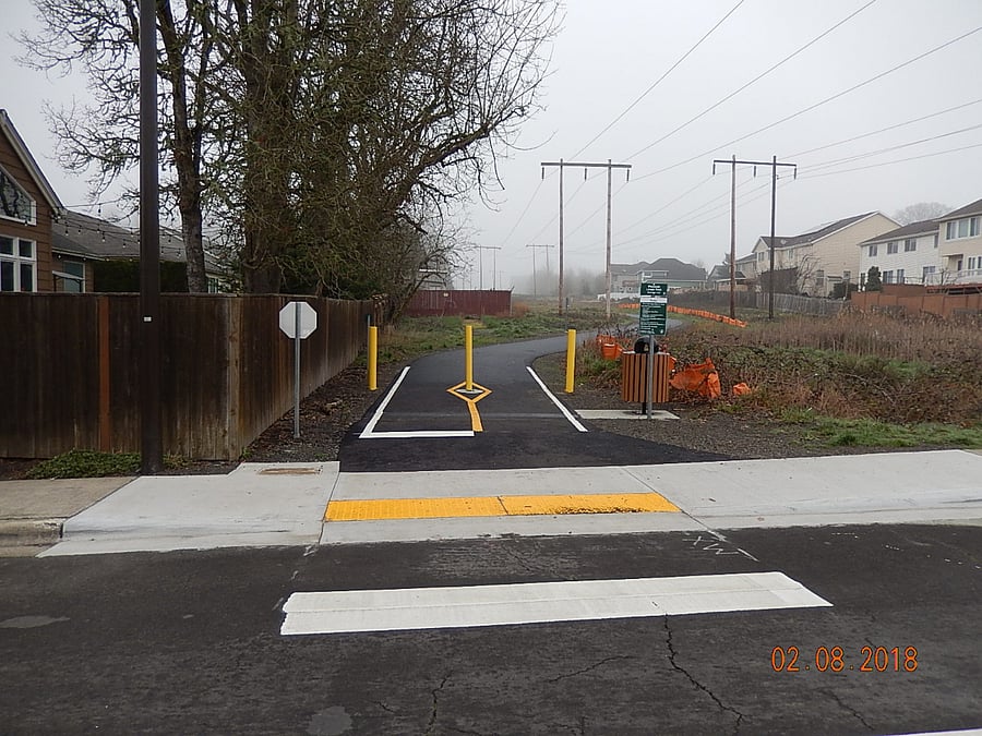 Tualatin Hills Park Westside Trail is just 2 min walking away from the house.  
