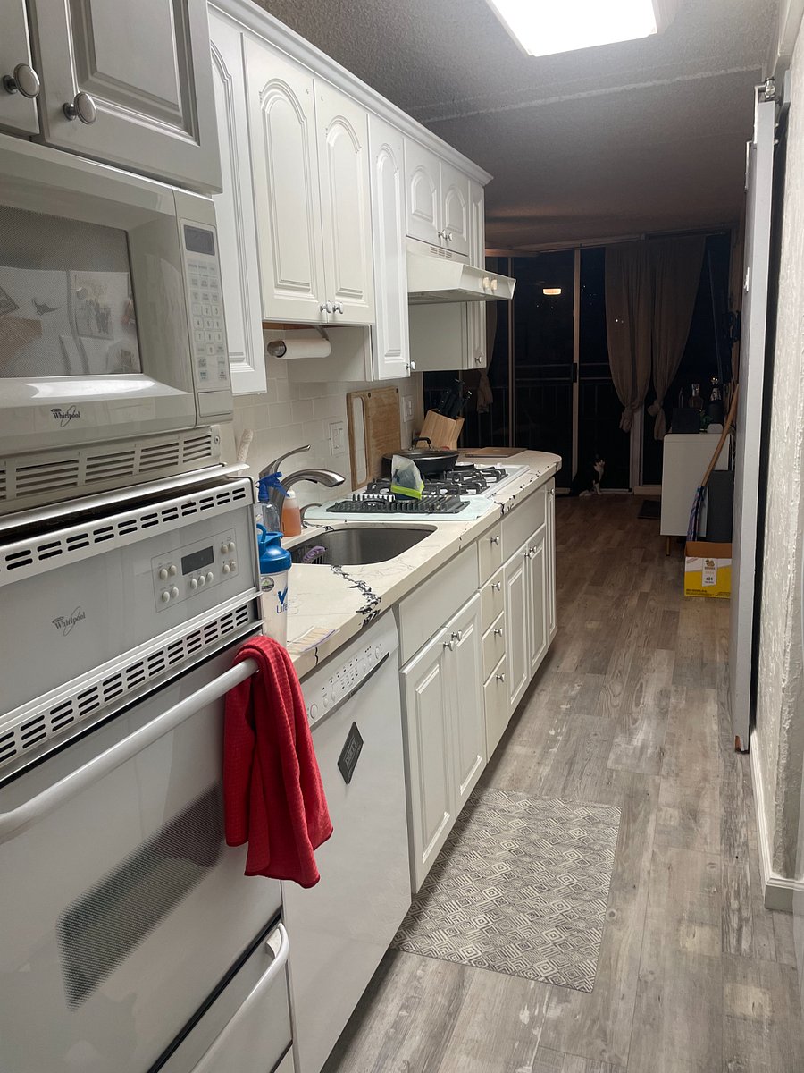 Galley Kitchen view from Front Door