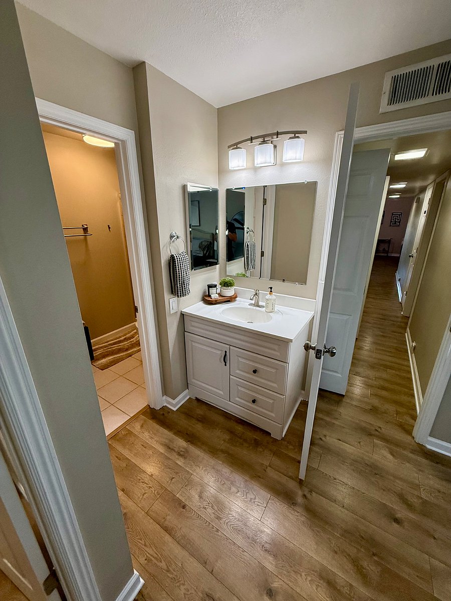 Master bathroom sink