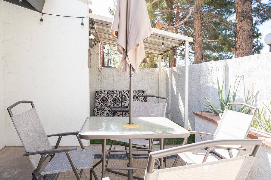 Patio dining table