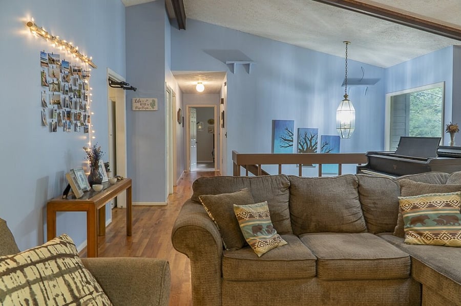 Cuddle up on the couches for movie night