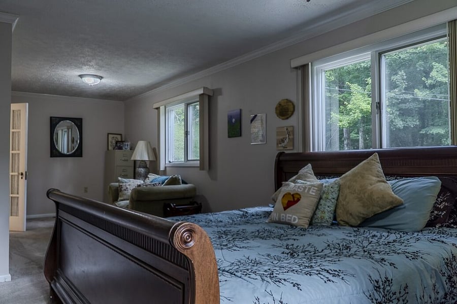 Oversized master suite