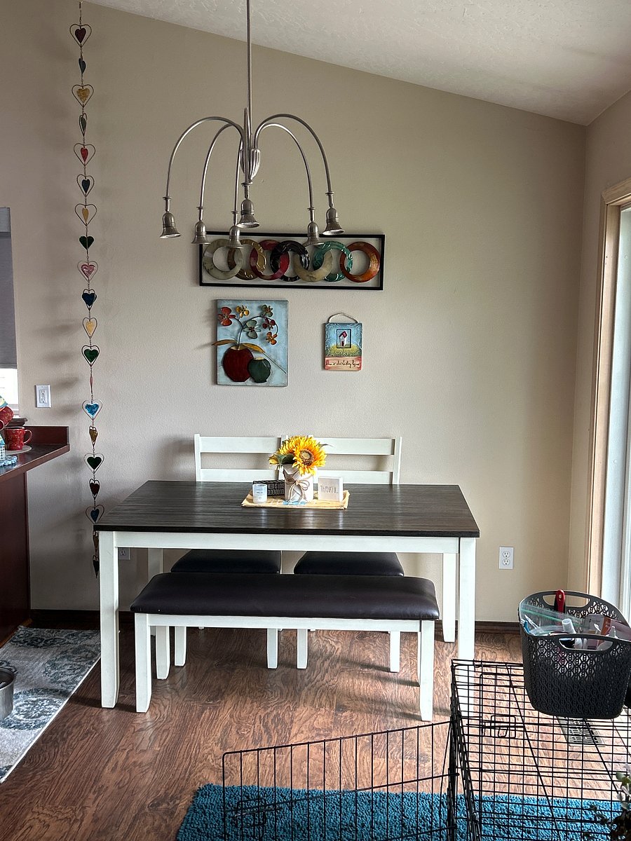 Dining Room, table and eating area.