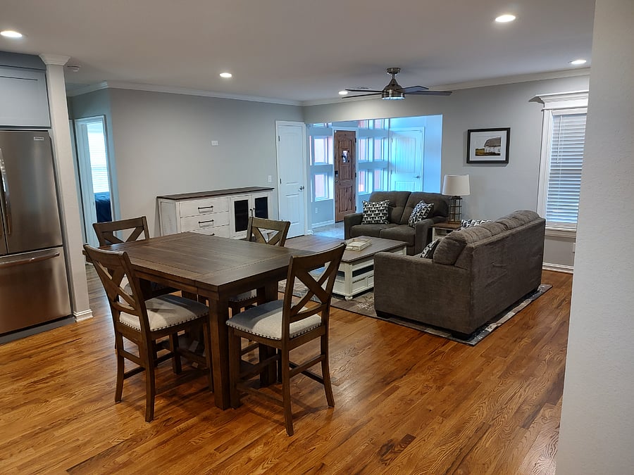 Dining and family room