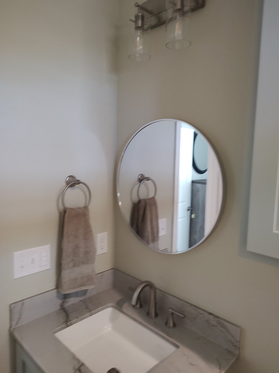 Guest Bath Vanity and Mirror
