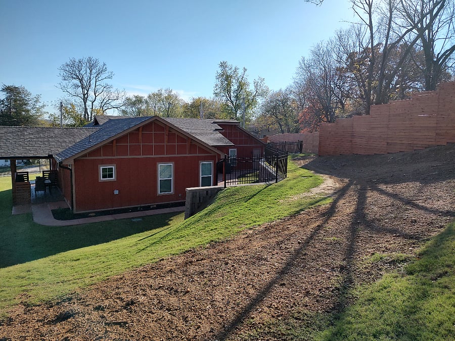 View of back of the house